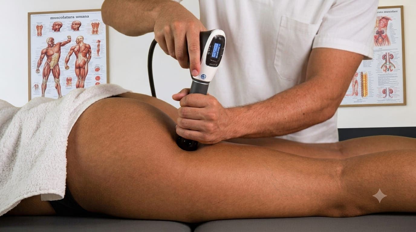 Trattamento di fisioterapia dermatofunzionale eseguito nello studio del Dott. Montanaro a Tortona
