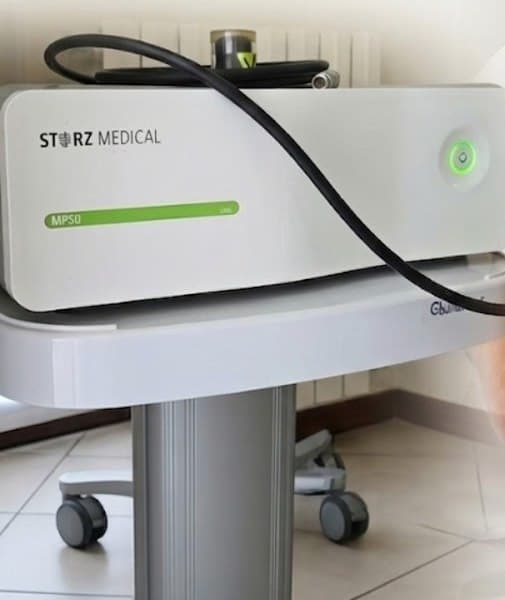 Il generatore di onde d'urto Storz Medical dello studio